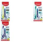 Maped KIDY learn Schreiblern-Tintenroller, sortiert, Blister Schreiblernstift mit löschbarer Tinte, Minenstärke: 0,7 mm, - 1 Stück (229501)