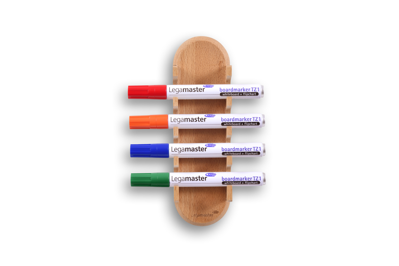 Legamaster WOODEN Whiteboard-Markerhalter magnetisch Hellbraun