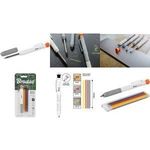 Bradas Bohrlochmarker, Strichbreite: 1,0 mm, mit Kappe weiß/grau, filigraner Tieflochmarker für Bohrlöcher & schwer - 1 Stück (DIY-PCAWL03WH/B)