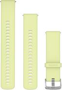 Garmin Schnellwechsel-Armband 22 mm Silikon Zitrone/Edelstahl (010-13406-11)