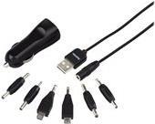 Hama "1A" Car Charger Kit with 7 Connection Options (00185806)