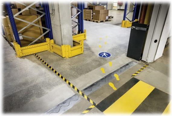 DURABLE DURALINE STRONG Markierungsband 50 mm x 30 m Signalgelb/Signalschwarz