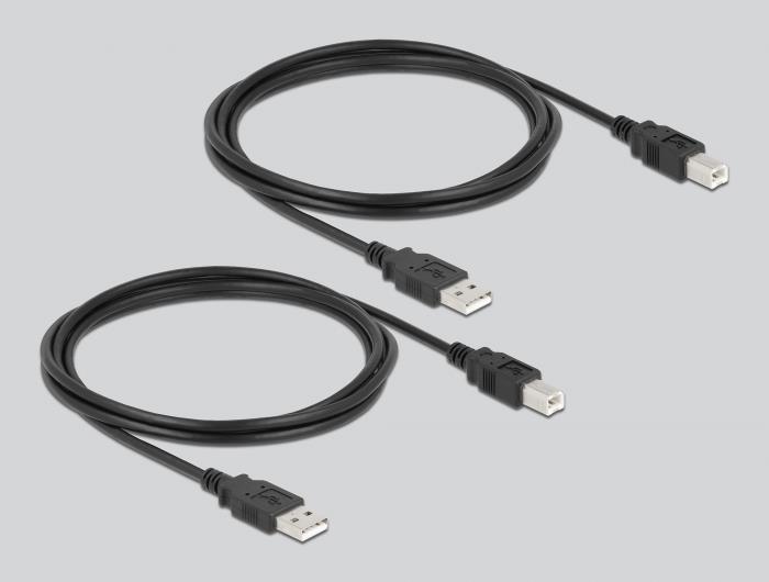 Delock USB-Umschalter für die gemeinsame Nutzung von Peripheriegeräten (11493)