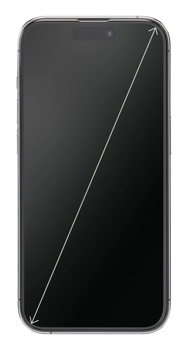 Hama Extreme Protect Bildschirmschutzglas für Apple iPhone 17 mit Montagehilfe, Schwarz, Transparent