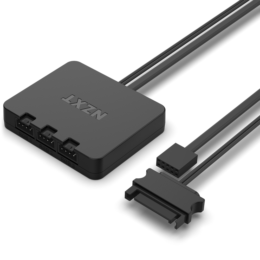 NZXT F Series F120 RGB DUO Triple Pack Gehäuselüfter 3x 120mm PWM Weiß