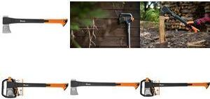 Bradas Spaltaxt, Nylonstiel, Länge: 762 mm, 1.800 g Klinge aus gehärtetem Stahl, rutschfeste TPR Grifffläche, - 1 Stück (KT-SN2180)