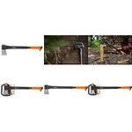 Bradas Spaltaxt, Nylonstiel, Länge: 762 mm, 1.800 g Klinge aus gehärtetem Stahl, rutschfeste TPR Grifffläche, - 1 Stück (KT-SN2180)