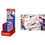 STABILO Textmarker BOSS ORIGINAL NatureCOLORS, 15er Display Keilspitze, Strichstärke: 2,0 (70/15-6)