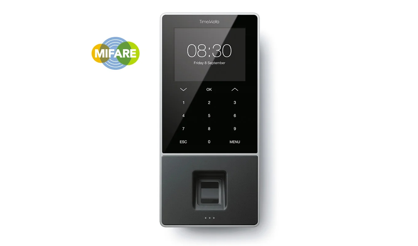 Safescan TM-828 SC Zeiterfassungsterminal 3.5" Schwarz