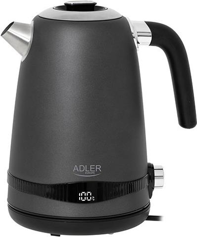 Adler AD 1295 Stahl-Wasserkocher 1,7 l Satin grau (AD 1295g)