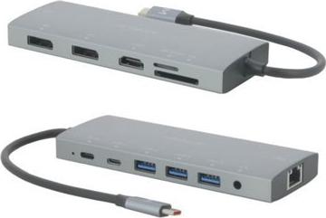 Mobilis USB-C Docking Station 12 in 1 100 W Max (020028)