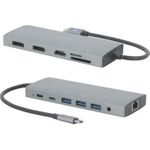 Mobilis USB-C Docking Station 12 in 1 100 W Max (020028)