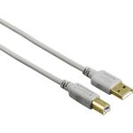 Hama 00200903 USB Kabel USB 2.0 1,5 m USB A USB B Grau (00200903)