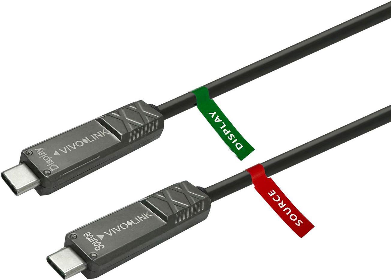 Vivolink PROUSBCMM12.5OP USB Kabel 12,5 m USB 3.2 Gen 2 (3.1 Gen 2) USB C Schwarz (PROUSBCMM12.5OP)