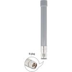 Delock V2X Antenne N Stecker 6 dBi 19 cm omnidirektional starr outdoor grau (90766)