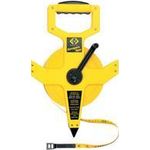 C.K Rollbandmaß für Vermessungsingenieure, Länge: 50 m ABS Plastikkörper als Schutz, herausfaltbarer Blatthaken (T3565 165)