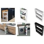 EDA Beistellwagen MOBILO DESSERTE XS, PP, 3 Böden, anthrazit Rollen zum mobilen Einsatz, - 1 Stück (010499 G.ANT)