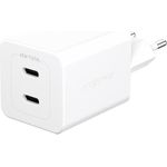 PanzerGlass USB-Wandladegerät Turbo 45 W inkl. 2 x USB-C Silber Weiss (EM58685)