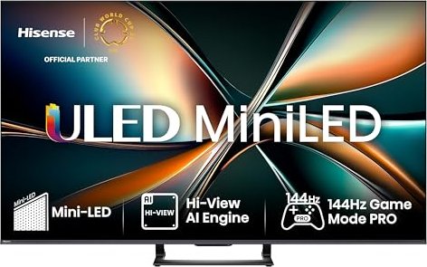 Hisense 55U7Q sw LED-TV Mini LED UHD Multituner BT Smart Dolby Vision HDR10+ (20015889)