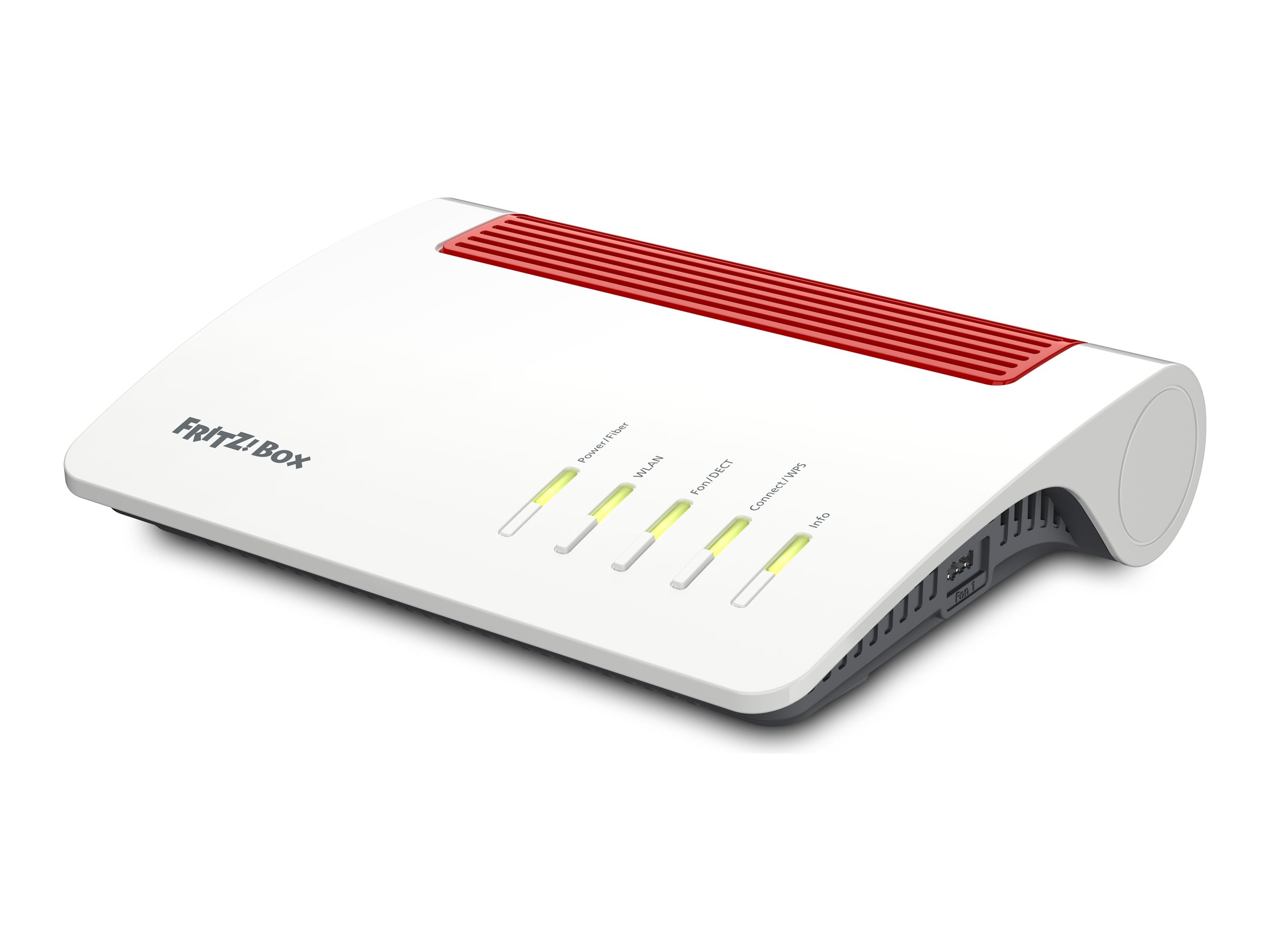 FRITZ! FRITZ!Box 5590 Fiber WLAN-Router Wi-Fi 6 3600 Mbit/s GPON Dual-Band Weiß, Rot