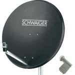 Schwaiger SAT-Anlage ohne Receiver Teilnehmer-Anzahl: 4 (SPI9961SET9)