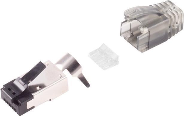 S-CONN S/CONN maximum connectivity Netzwerkstecker, RJ45 Modularstecker, Interlock, 50u gp (08-02050