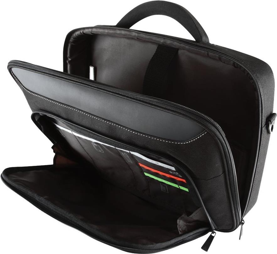 Targus Classic+ Clamshell Notebook-Aktenkoffer 15,6" Schwarz/Rot