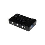 StarTech.com 6 Port USB3.0 / 2,0 Hub mit 2A Ladeanschluss (ST7320USBC)