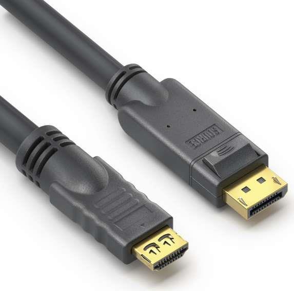 PureLink PI5110-010 Videokabel-Adapter 1 m DisplayPort HDMI Schwarz (PI5110-010)