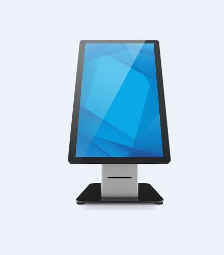 Elo Wallaby Self-Service Floor Stand Top mit Meisong Label- und Belegdrucker Gen 2 schwarz