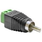 Delock Adapter Cinchstecker > Terminalblock 2 Pin (65417)