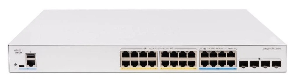 Cisco Catalyst 1300X-24T-4X - Managed L3 Switch - 24 Ports - Weiß