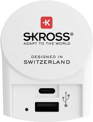 SKROSS Wall USB Charger 1x Type C / 1x Type A Euro USB Charger - 1x Type C / 1x Type A (1302423)