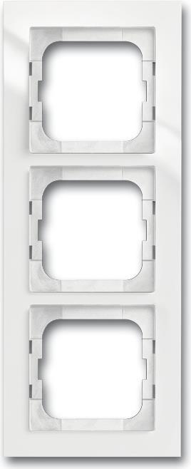 Busch-Jaeger 1754-0-4333. Produktfarbe: Weiß, Markenkompatibilität: Busch-Jaeger. Breite: 91 mm, Höhe: 233 mm, Dicke: 1,1 cm (2CKA001754A4333)