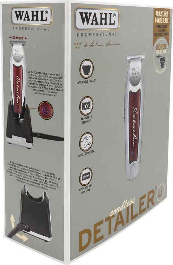 Wahl Detailer Cordless Detailer LI 5* Akku-Trimmer Silber