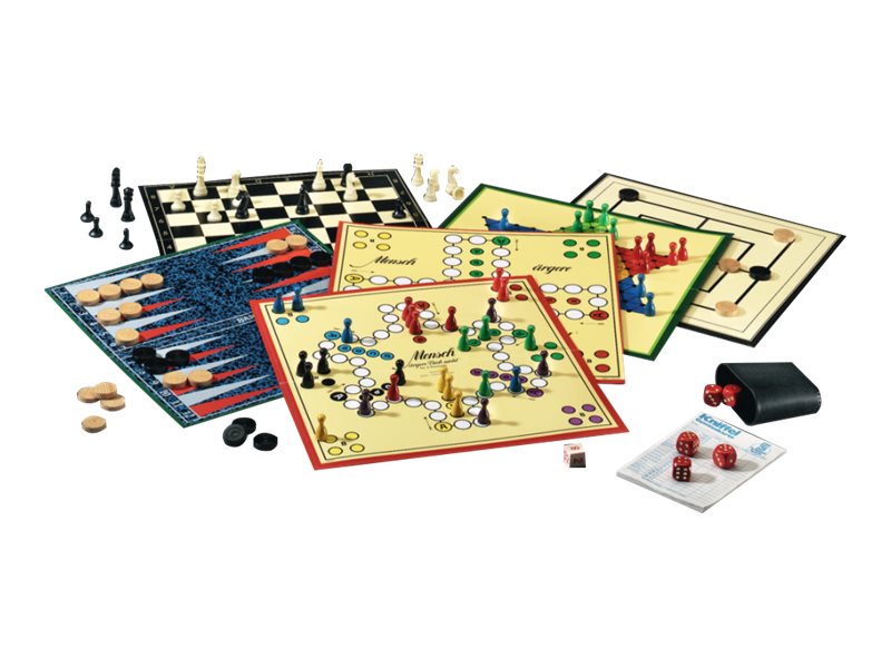 Schmidt Spiele Klassische Spiele Brettspiel-Kollektion Mehrfarbig