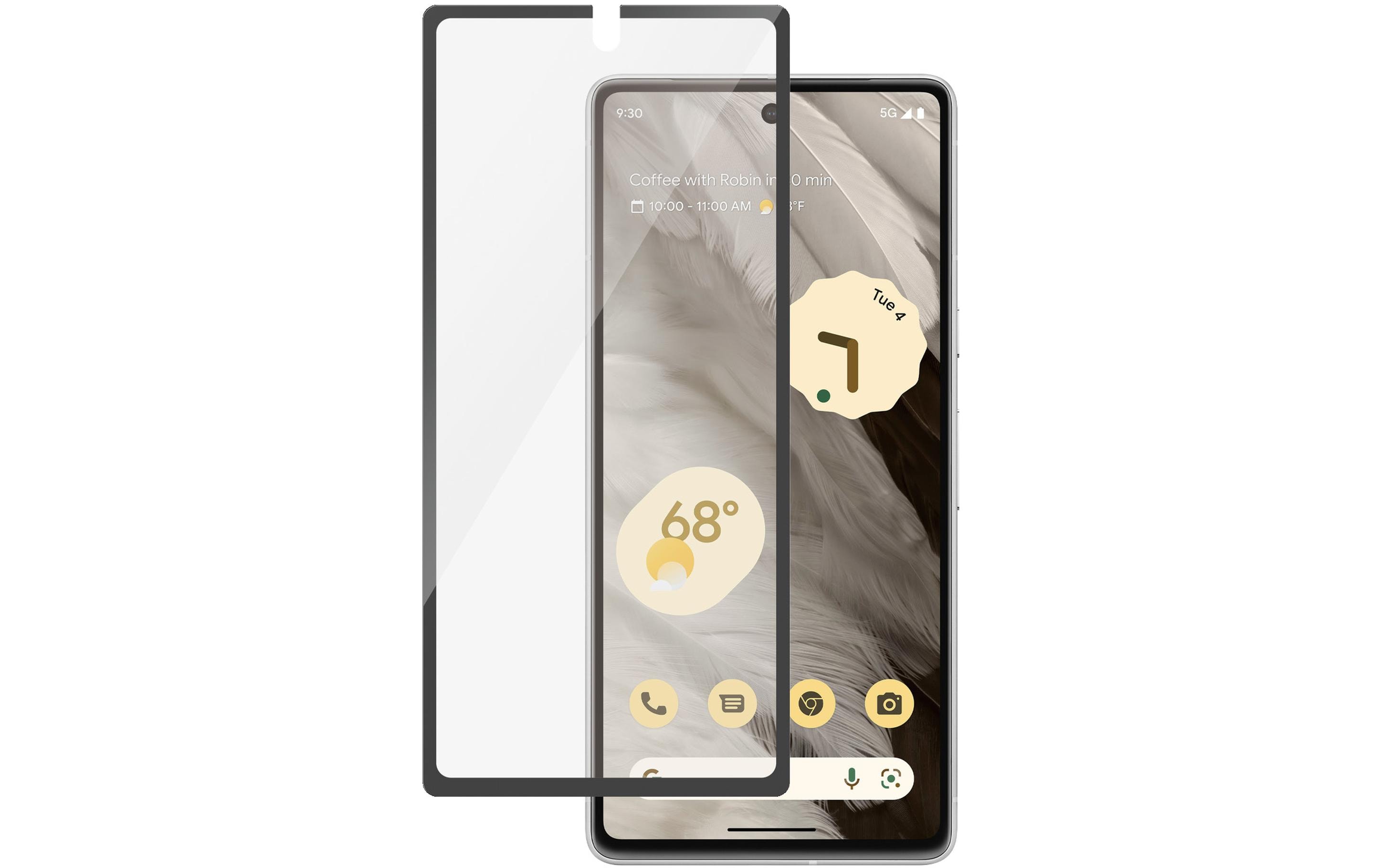 PanzerGlass Ultra Wide Fit Displayschutzfolie 6,1" Transparent Schwarz