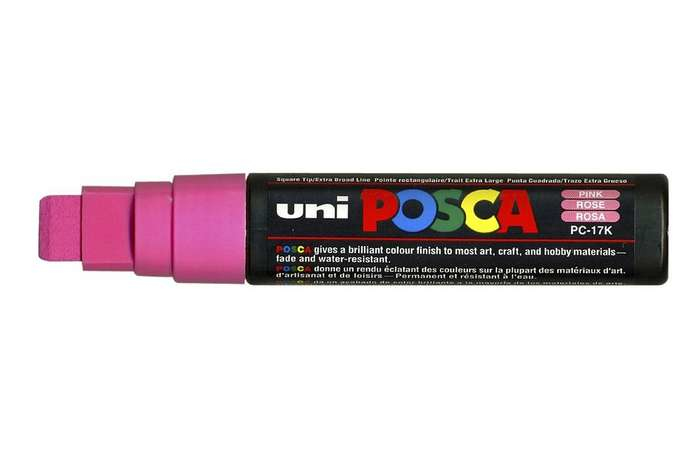 POSCA PC-17K Permanentmarker Meißelspitze 15 mm Pink