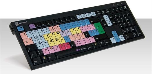 Logickeyboard Avid Media Composer Tastatur USB QWERTZ Deutsch Mehrfarbig (CKB-MCOM4-BJPU-DE)