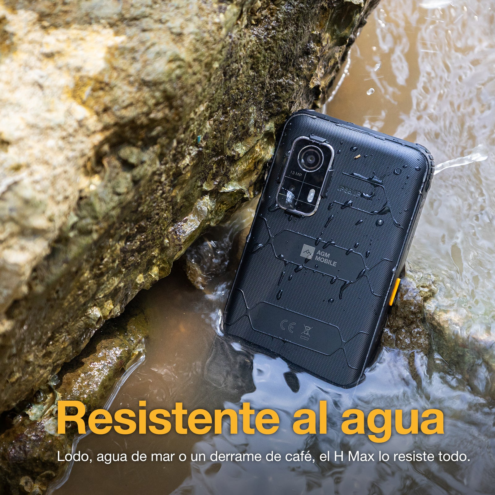 AGM Mobile H MAX rugged 6.56" Smartphone 4 GB RAM 256 GB Schwarz