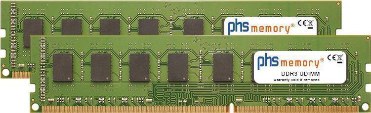 PHS-memory 4GB (2x2GB) Kit RAM Speicher passend für FOXCONN 2A8C DDR3 UDIMM 1066MHz PC3-8500U (SP396171)