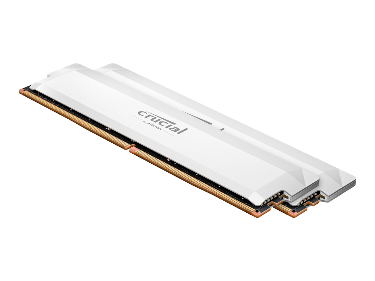 Crucial Pro Overclocking Edition DDR5 Kit 32 GB (2 x 16 GB) 6400 MT/s CL38 Weiß