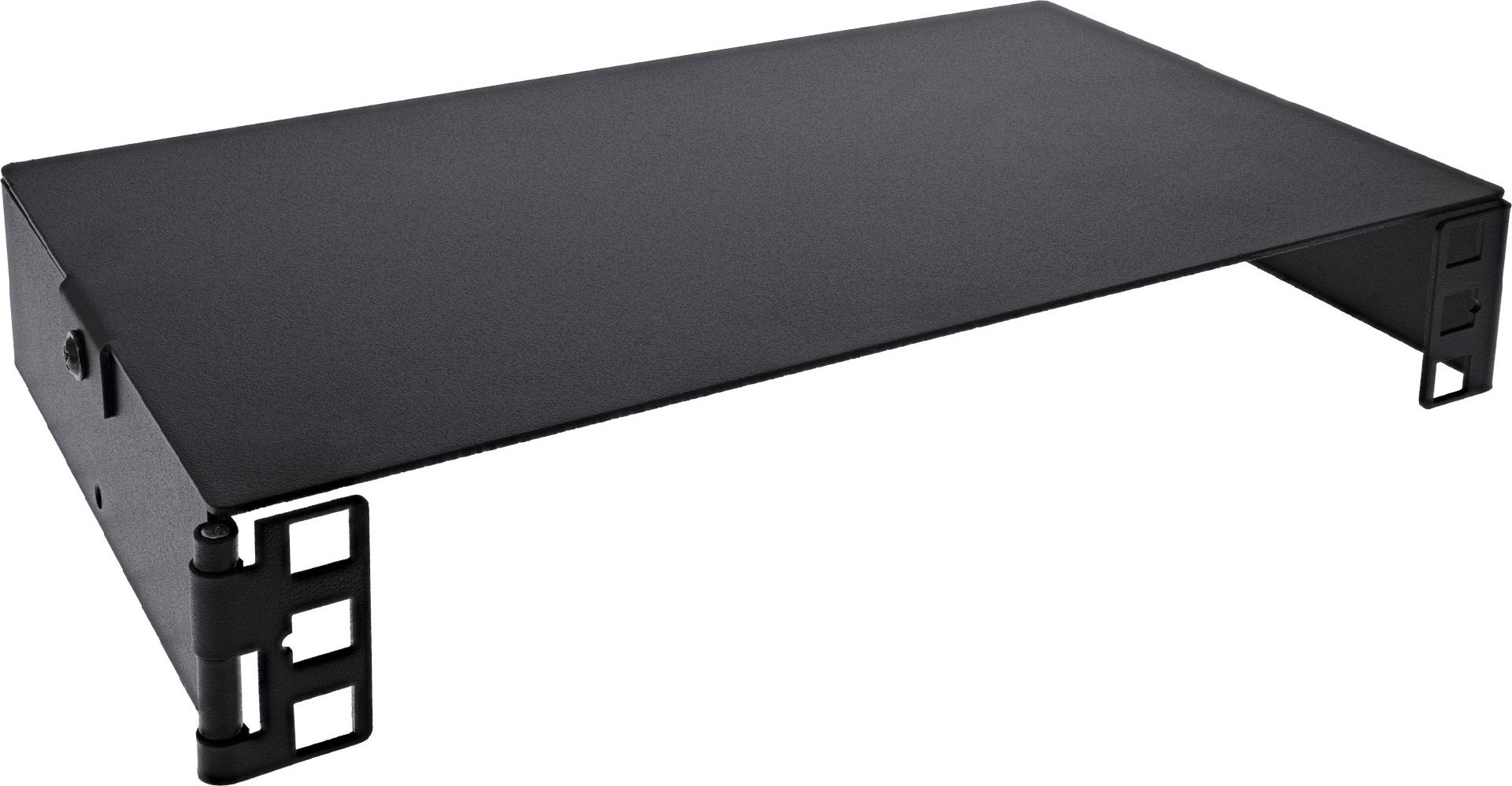 InLine 10" Mini Rack zur Wandmontage 1HE 15.2cm Tiefe schwarz (10101B)