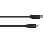 Anschlusskabel USB 2.0, USB-Câ„¢ Stecker an Stecker Mini B 5-pin, schwarz, 3m, Good Connections (3310-CM030)
