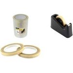 RAADHUIS Klebefilm, 12 mm x 66 m, PP, transparent Kerndurchmeser: 76,2 mm, vielseitig einsetzbar, geräuscharm - 1 Stück (RD-351351-12)