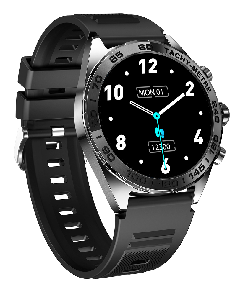 Bea-fon SmartWatch 501 1,43" AMOLED GPS Dunkel-Metallic