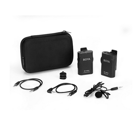 BOYA BY-WM4 PRO-K3 Drahtloses Mikrofonsystem für iPhone/iPad (Lightning) Schwarz