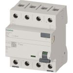 Siemens Indus.Sector FI-Schutzschalter, 4-polig Typ F, kurzzeitverzö 5SV3346-3 (5SV33463)