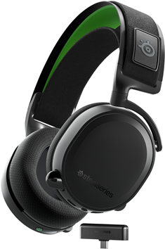 Steelseries ARCTIS 7X+ Kopfhörer Kabellos Kopfband Gaming Schwarz - Grün (61472)