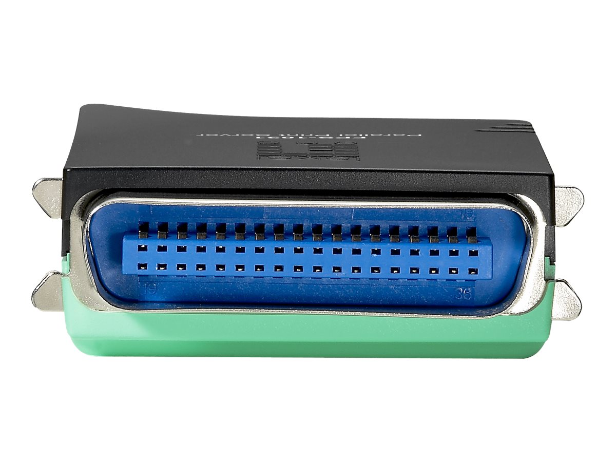 LevelOne FPS-1031 Druckserver Parallel 10/100 Ethernet Schwarz, Grün